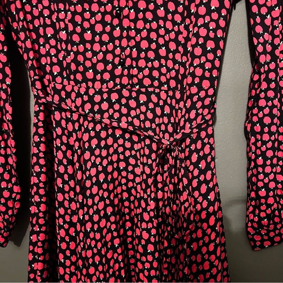 Tatiana & Natouchi Apple Print A-Line Circle Midi Dress XS - Picture 9 of 16